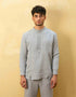 MANDARIN COLLAR MUSLIN SHIRT